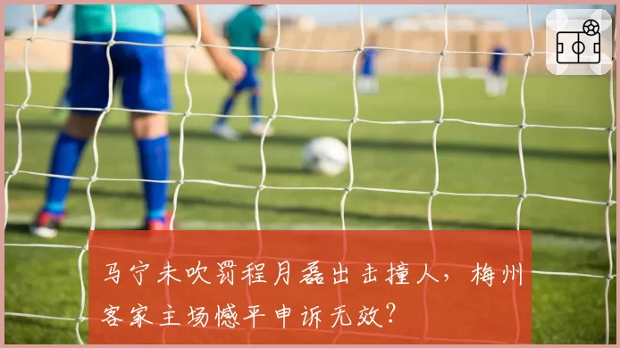 马宁未吹罚程月磊出击撞人，梅州客家主场憾平申诉无效？